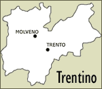 Land Karte Trentino